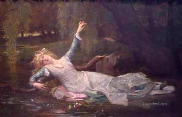 Impresionismo Painting - Ophelia Henrietta Rae mujer pintora victoriana